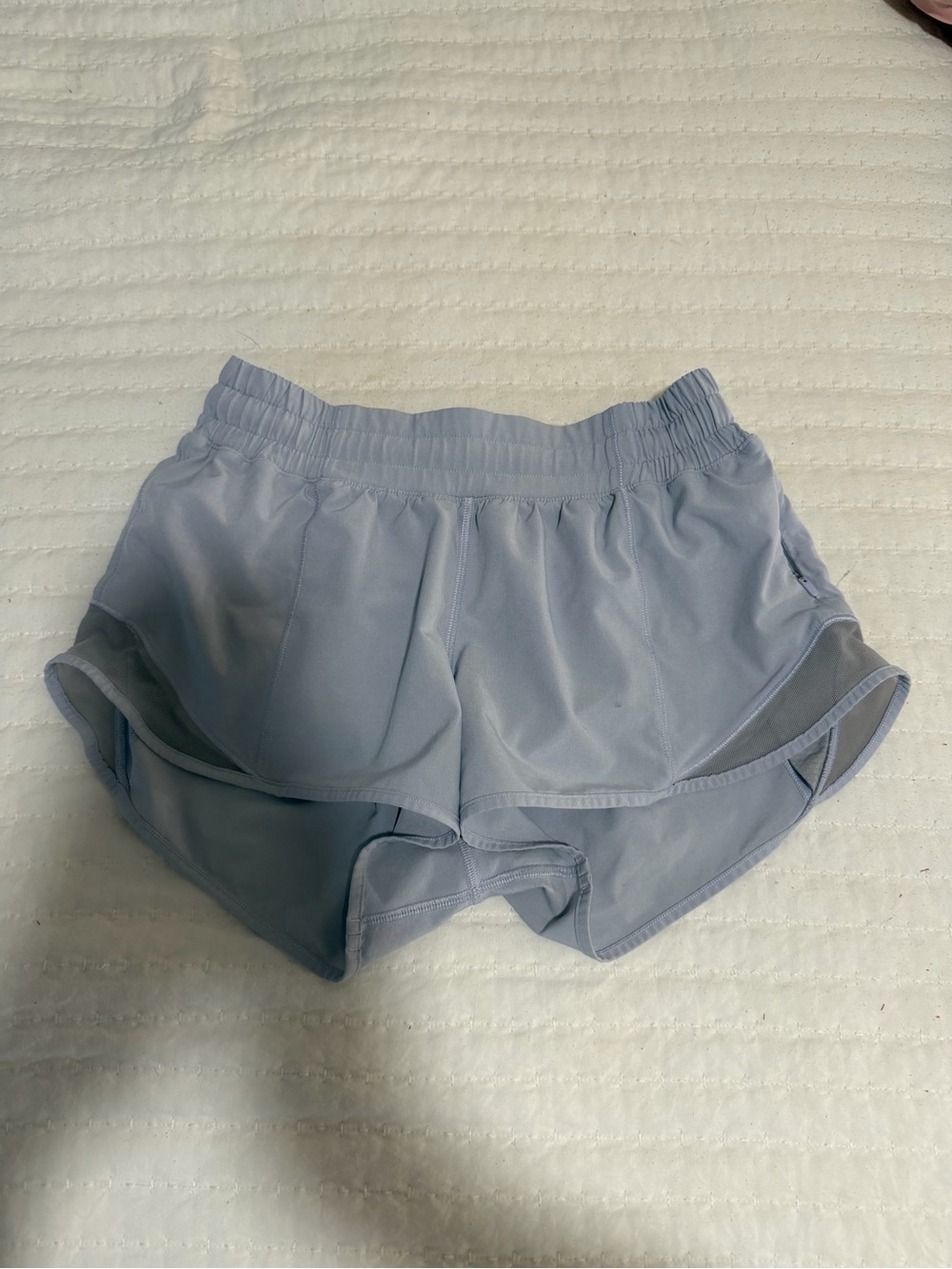 lululemon athletica Light Blue hotty hot Women's Running Shorts